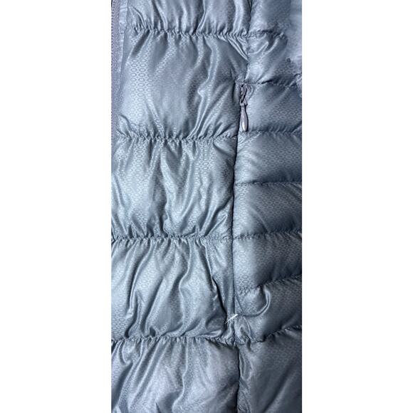 Athleta Sz M Black Packable Moto Zip Downalicious LS Pkts Coat - Picture 2 of 10